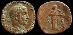 Ancient Coins - Volusian (251-253) AE Sestertius RARE