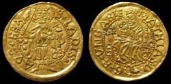 World Coins - Hungary. Matthias Corvinus (1458-1490). AV Goldgulden n.d. (1489/1490) Kremnitz. EF