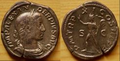 Ancient Coins - SEVERUS ALEXANDER. 222-235 AD. Æ Sestertius (23.02 gm). Struck 232 AD.