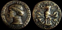 World Coins - Sigismondo Pandolfo Malatesta. 1432-1468. Æ Medal (41 mm)  Dated 1446 .By Matteo de 'Pasti