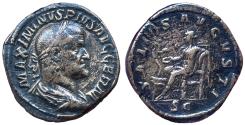 Ancient Coins - Maximinus Thrax (235-238) AE Sestertius (32.5mm, 22,9g) Rome