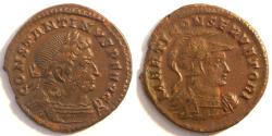 Ancient Coins - Constantinus I the Great AD 306-337. AE Follis Struck AD 310-313. Treveri