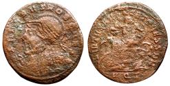 Ancient Coins - Severus II. As Caesar, 305-306. Æ Follis (28 mm, 8.52 g,). Aquileia 305. Scarce.