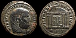 Ancient Coins - Divus Constantius I. Died AD 306. Æ Follis (25mm, 6.46 g,). Rome