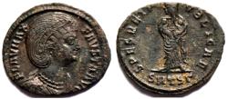 Ancient Coins - Fausta Æ Nummus. Thessalonica, AD 326-328.