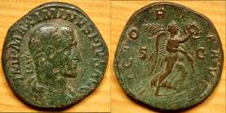 Ancient Coins - Maximinus, 235–238 Sestertius circa March 235-January 236, Æ 19.02 g.