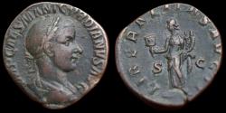 Ancient Coins - Gordian III (238-244), AE Sestertius, Rome, AD 240