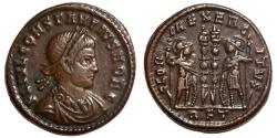 Ancient Coins - CONSTANTIUS II (Caesar, 316-337). Follis. Rome.