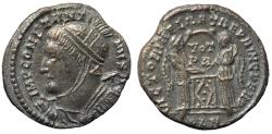 Ancient Coins - Constantine I 'the Great' (307/10-337 AD). Follis AE (17mm 2.70g) London.