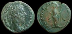 Ancient Coins - MARCUS AURELIUS (161-180). AE Sestertius. Rome.