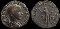 Ancient Coins - Gordian III Æ Sestertius. Rome, AD 240-244.