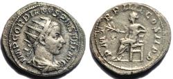Ancient Coins - Gordian III. A.D. 238-244. AR antoninianus. 5.7 gm. 24 mm. Rome mint. Struck A.D. 241.