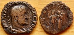 Ancient Coins - Maximinus I, 235-238. Sestertius (Orichalcum, 28 mm, 18.27 g,), Rome, 236-238.