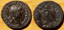 Ancient Coins - Trajan. Silver Denarius (3.57 g), AD 98-117. Rome, AD 101/2.