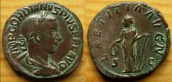 Ancient Coins - Gordian III (238-244), AE Sestertius, Rome, AD 241-243