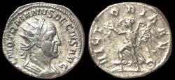Ancient Coins - Trajan Decius (AD 249-251). AR antoninianus (22mm, 4.03 gm). Rome.