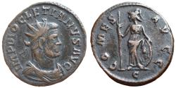 Ancient Coins - DIOCLETIAN, Antoninianus. Lugdunum. Extremely Rare Transition Issue / Unlisted Obverse Legend variant,