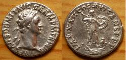 Ancient Coins - Domitian (AD 81-96). AR denarius (19mm, 3.50 gm, 6h). Rome, AD 93-94.