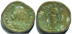 Ancient Coins - Faustina II AE Sestertius