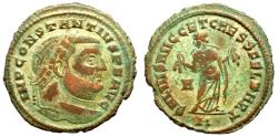 Ancient Coins - Constantius I, as Augustus (AD 305-306). Follis (28mm, 10.42 gm). Carthage