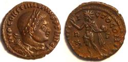 Ancient Coins - CONSTANTINE I. AE, Follis. 315 AD. SOLI INVICTO COMITI.