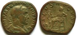Ancient Coins - Maximinus I, 235 – 238 Sestertius 236-237, Æ 23.76 g.