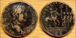 Ancient Coins - Hadrian. A.D. 117-138. Æ sestertius (32 mm, 23.06 g,). Rome mint