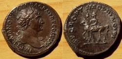Ancient Coins - Trajan, 98 – 117. Denarius circa 112-113, AR 3.40 g.