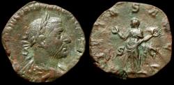 Ancient Coins - Trebonianus Gallus (251-253), Sestertius, Rome, AE (g 17,15; mm 29)