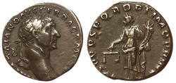 Ancient Coins - Trajan (98-117) AR-Denarius, Rome, 103-112.
