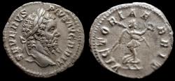 Ancient Coins - Septimius Severus. AD 193-211. AR Denarius (19mm, 3.50 g,). Rome AD 210-211.