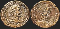Ancient Coins - Geta augustus, 210 – 211 Sestertius 211, Æ 26.80 g., 33 mm. RARE