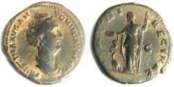 Ancient Coins - Faustina I. AE As. IVNONI REGINAE - RIC 1091