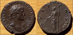 Ancient Coins - Hadrian (117-138) AR Denarius 119-120 Rome: 3,32 g.