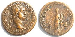 Ancient Coins - Domitian Æ As. Rome, AD 86. MONETA AVGVST