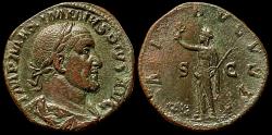 Ancient Coins - Maximinus I. AD 235-238. Æ Sestertius (15.65 g). Rome mint. AD 236.