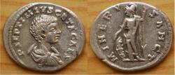 Ancient Coins - Geta, as Caesar, 198-209. Denarius (Silver, 19mm, 3.42 g), Laodicea ad Mare, 202.