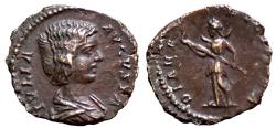 Ancient Coins - Julia Domna AR Denarius Rome ad Mare circa 196-202