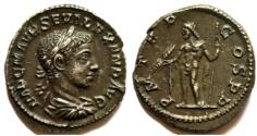 Ancient Coins - SEVERUS ALEXANDER (222-235). AR Denarius. Rome. Jupiter