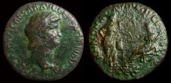 Ancient Coins - Nero augustus, 54 – 68 Sestertius, Lugdunum circa 65, Æ 21.89 g., 33 mm.