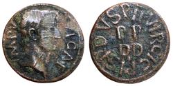 Ancient Coins - Tiberius, AE23 As of Carthage, Zeugitana. AD 4-14, struck AD 10. 6.86 g.