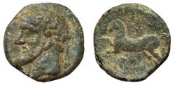 Ancient Coins - KINGS OF NUMIDIA. AE Unit. Massinissa or Micipsa. 148-118 BC. Punic