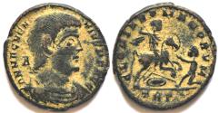 Ancient Coins - Magnentius, 350-353. Follis (Bronze, 23 mm, 6.17 g,), Treveri.