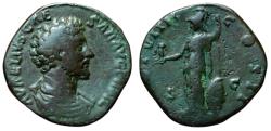Ancient Coins - MARCUS AURELIUS (Caesar, 139-161). Sestertius. Rome.