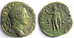Ancient Coins - Severus Alexander (222-235 AD). AE Sestertius (30 mm, 19.1 g), Rome 232 AD.