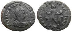 Ancient Coins - Crispus AE Follis 317-318 AD - RIC Trier 177 RARE R4