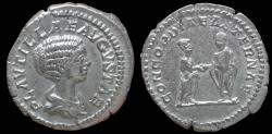 Ancient Coins - Plautilla, Augusta, 202-205. Denarius (Silver, 20 mm, 3.63 g,), Rome, 202.