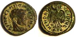 Ancient Coins - Claudius II, posthumous issue. AE15. MEMORIAE AETERNAE 317-318 AD. VERY RARE