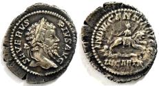 Ancient Coins - Septimius Severus; 193-211 AD, Rome, 204 AD, AR Denarius