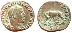 Ancient Coins - PHILIP I. 244-249 AD. Æ Sestertius (29mm, 17.08 gm). Struck 248 AD.